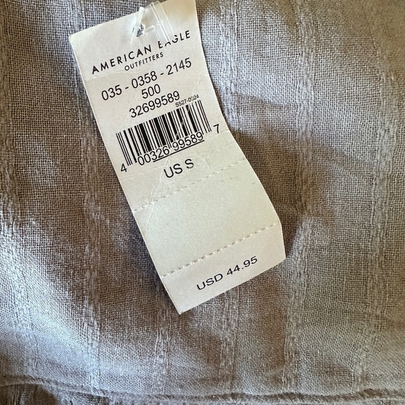 *AMERICAN EAGLE OUTFITTERS* Purple Long Sleeve Top NWT Size Small - Picture 7 of 9